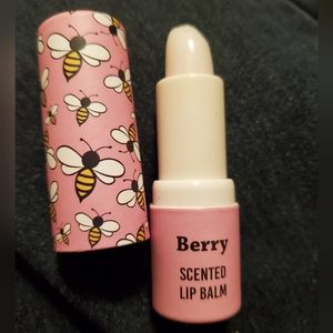 Simple Pleasures Lip Balm Berry bee print